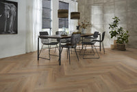 Floorlife Visgraat Click PVC YUP Leyton Herringbone Natural Oak 2822 SRC - Solza.nl