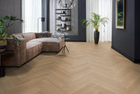 Floorlife Visgraat Click PVC YUP Leyton Herringbone Warm Oak 2825 SRC - Solza.nl