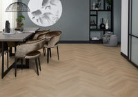 Floorlife Visgraat Click PVC YUP Merton Herringbone Natural Oak 7612 - Solza.nl