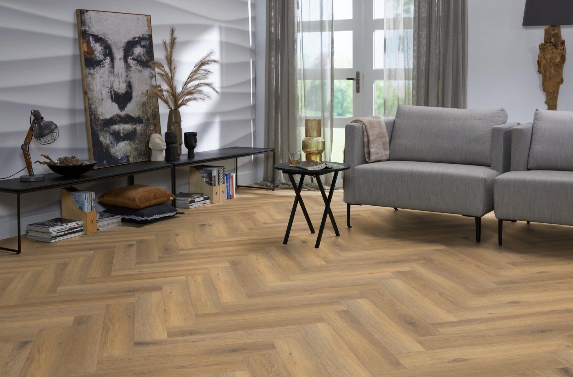 Floorlife Visgraat Laminaat Houtlook Bayside Eiken 4861 - Solza.nl