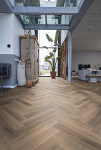 Floorlife Visgraat Laminaat Houtlook Bayside Eiken licht bruin 4766 - Solza.nl