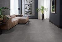 Floorlife Westminster Dark Grey 5203 Tegel Dryback PVC - Natuursteen look 61x61 cm - Solza.nl