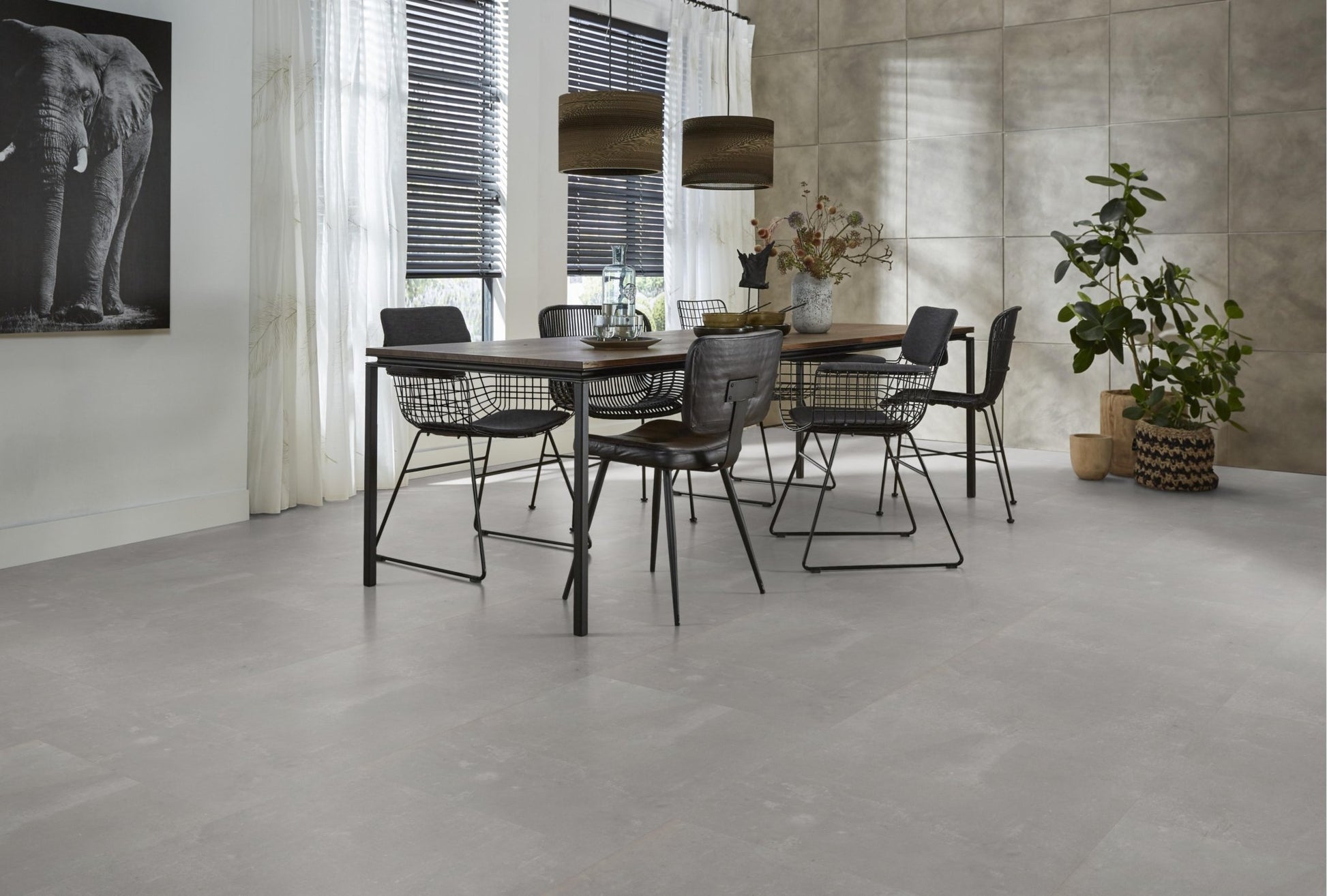 Floorlife Westminster Light Grey 5202 Tegel Dryback PVC - Solza.nl