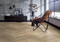 Floorlife Yup Chevron Paddington Beige Dryback PVC hongaarse punt - Solza.nl