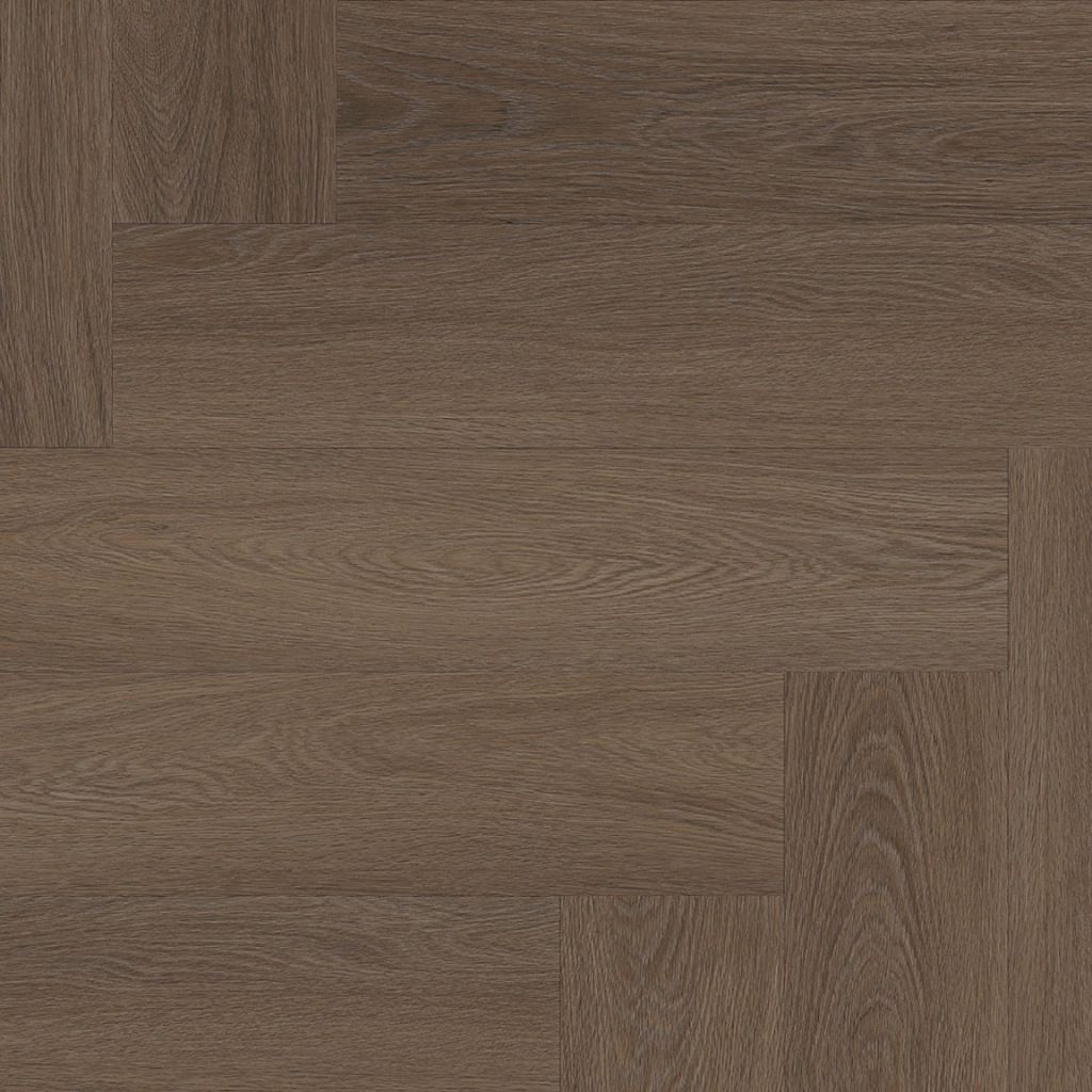 Floorlife Yup Fulham Herringbone Brown 1615 Dryback PVC - Solza.fr