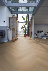 Floorlife Yup Fulham Herringbone Natural Oak Dryback PVC - Solza.fr