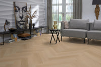 Floorlife Yup Fulham Herringbone Natural Oak Dryback PVC - Solza.fr