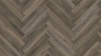 Floorlife Yup Herringbone Paddington Dark Grey Dryback PVC - Solza.nl