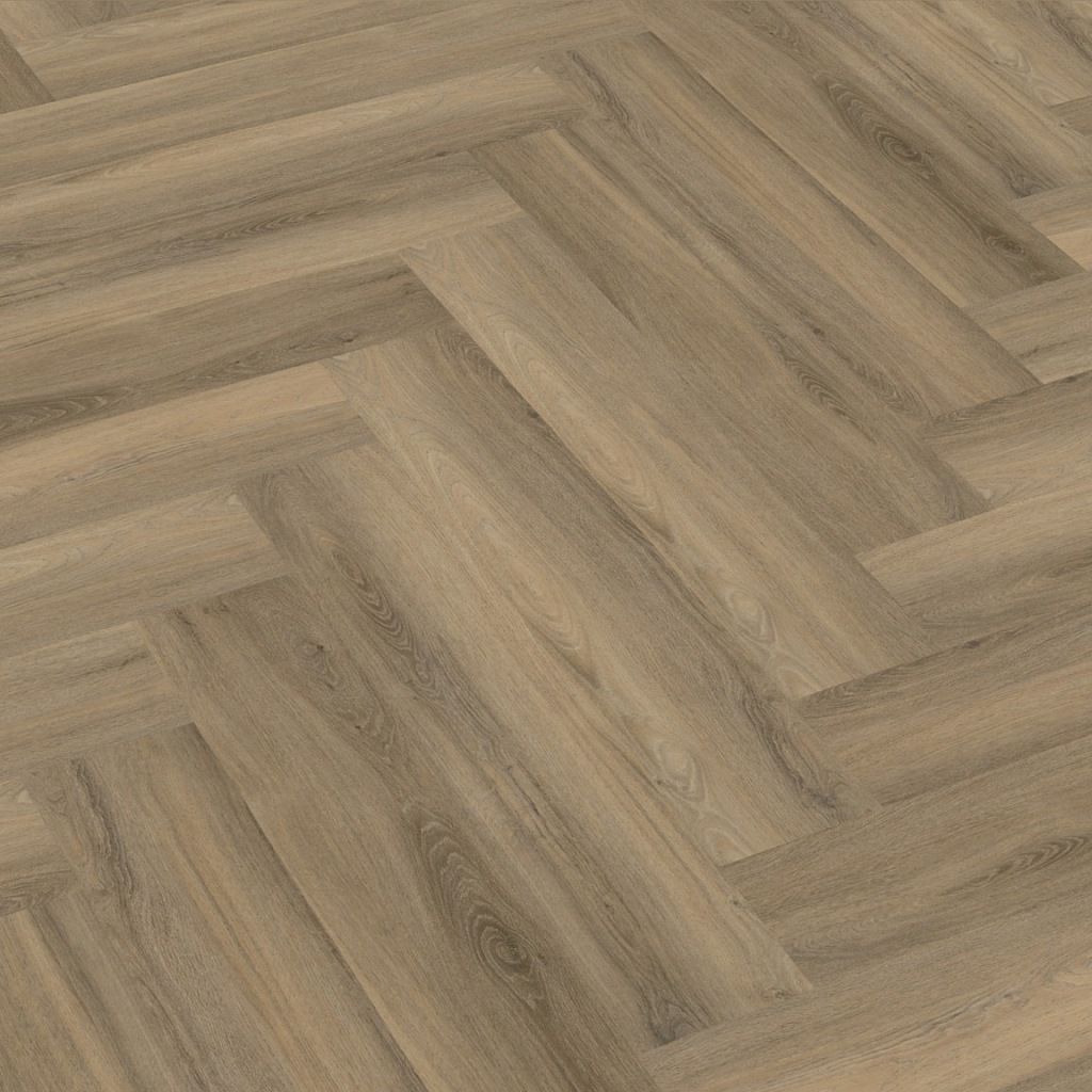 Floorlife Yup Herringbone Paddington Light Brown Dryback PVC - Solza.nl