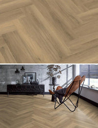 Floorlife Yup Herringbone Paddington Natural Dryback PVC - Solza.nl