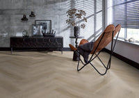 Floorlife Yup Leyton Herringbone Light Oak Dryback PVC - Noestarm visgraat - Solza.nl