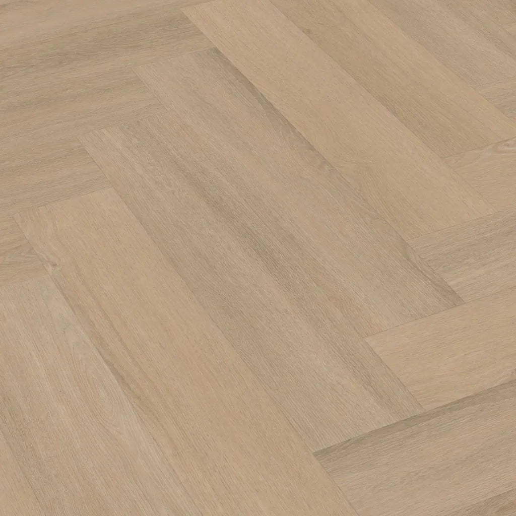 Floorlife YUP Sutton Herringbone Dryback Warm Beige 1504 Dryback PVC - Solza.fr