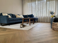 Floorlife YUP Sutton Herringbone Dryback Warm Natural 1503 Dryback PVC - Solza.nl