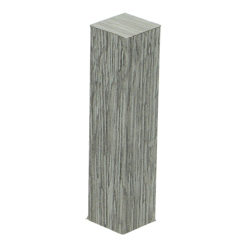 Hoek/Eindstuk Folie Scarlet Oak Light Grey per 4 stuks 27610 - Solza.nl