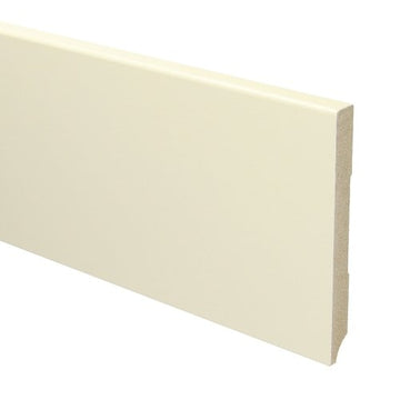 MDF Moderne plint 120x12 voorgelakt RAL 9001