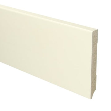 MDF Moderne plint 120x15 voorgelakt RAL 9001