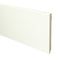 MDF Moderne plint 150x12 voorgelakt RAL 9016