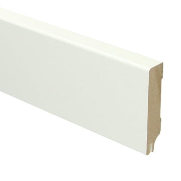 MDF Moderne plint 70x15 RAL 9010 + uitsparing