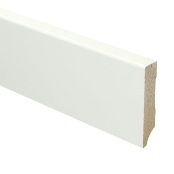 MDF Moderne plint 70x15 voorgelakt RAL 9016