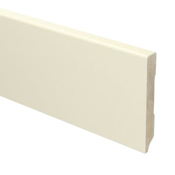 MDF Moderne plint 90x12 voorgelakt RAL 9001