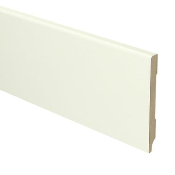 MDF Moderne plint 90x9 wit voorgelakt RAL 9010 - Solza.nl