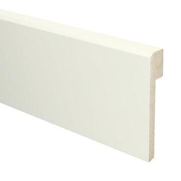 MDF Renovatieplint klassiek 120x22 voorgel. RAL 9010