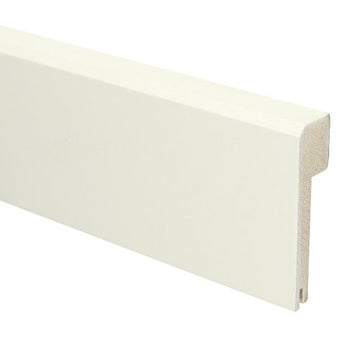 MDF Renovatieplint Klassiek 85x22 RAL 9010+uitsp.