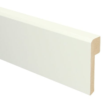 MDF Renovatieplint klassiek 85x22 voorgel. RAL 9010