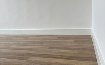 MDF Renovatieplint modern 90x18 voorgel. RAL 9010