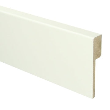 MDF Renovatieplint modern 90x18 voorgel. RAL 9010