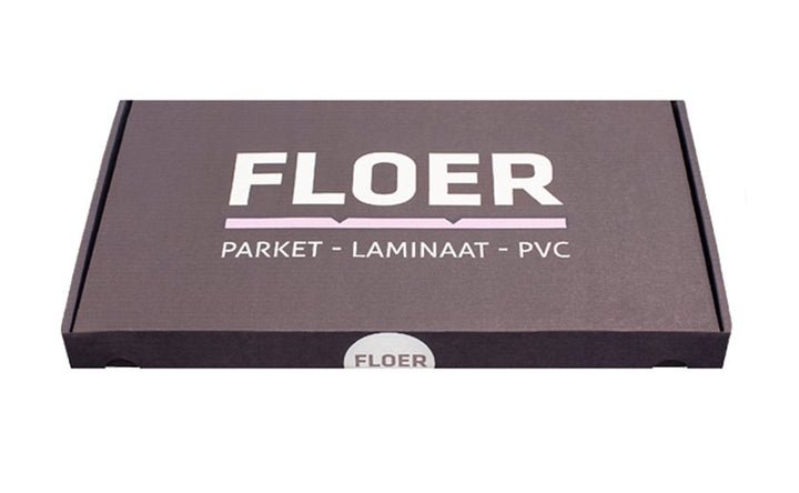 Echantillon d'essai Floer Akupanel XL Panneaux muraux Lino Black - Solza