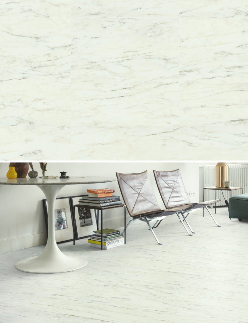 Quick-Step Maan Marmer Wit - Blush Plak PVC - SGTC20305