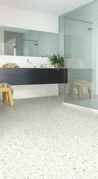 Quick-Step Blush SGTC20307 Terrazzo multi colour - Vierkante tegel plak PVC - Solza.nl