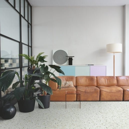 Quick-Step Blush SGTC20307 Terrazzo multi colour - Vierkante tegel plak PVC - Solza.nl