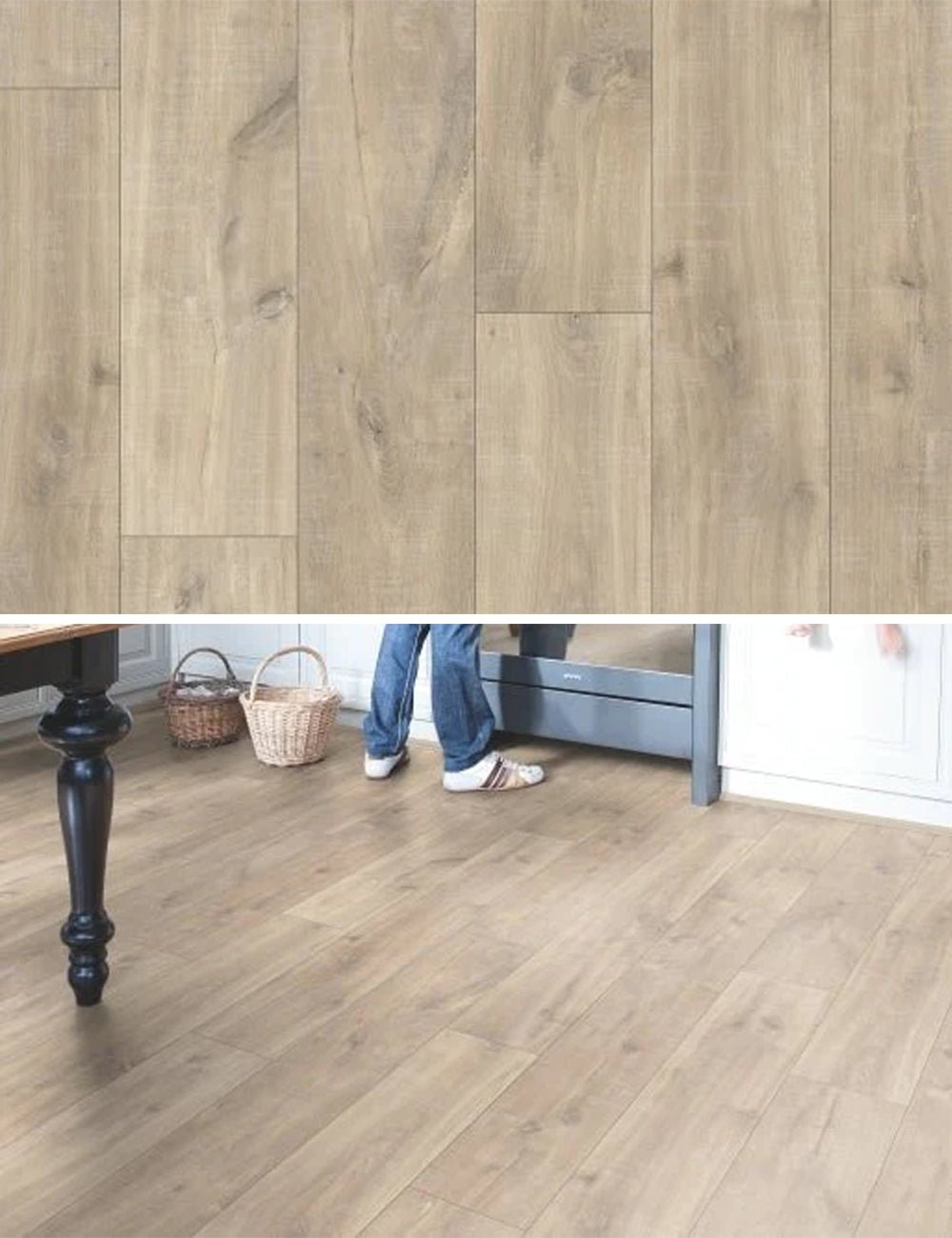 Quick-Step Classic CLM1656 - Chêne naturel havane avec traits de scie - Solza.fr