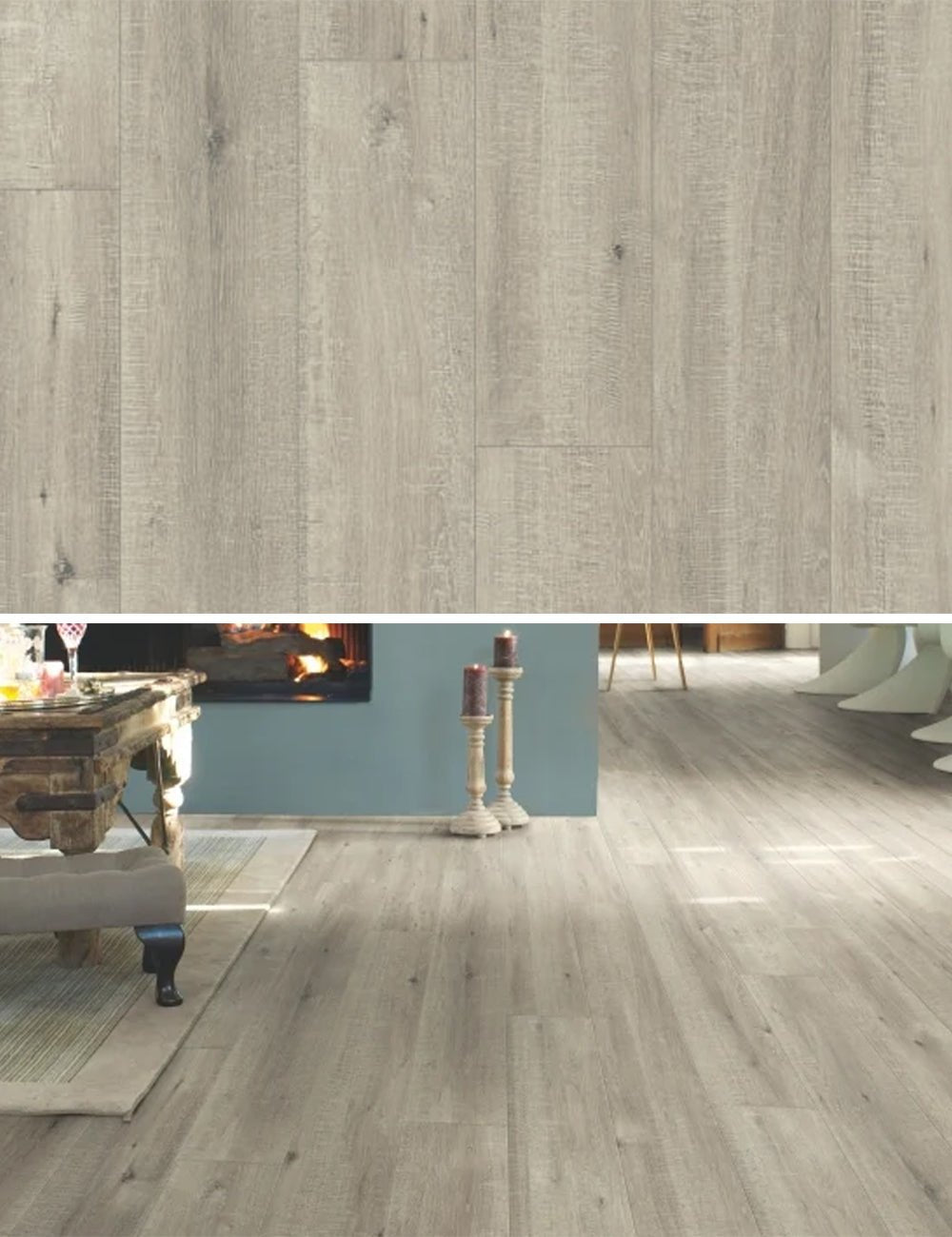 Quick-Step Impressive Ultra IMU1858 - Grijze eik met zaagsneden - Solza.nl