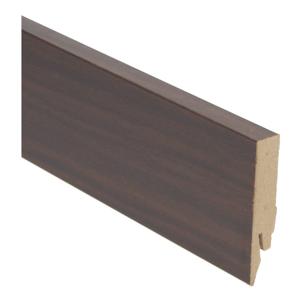 Plinthe à feuille droite 70X14 bois de rose vernis noir 27174 - Solza.fr