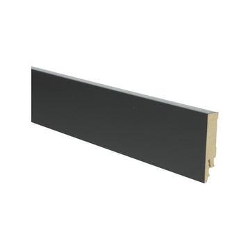 Rechte Folieplint 70X14 Zwart Ral 9005 27250
