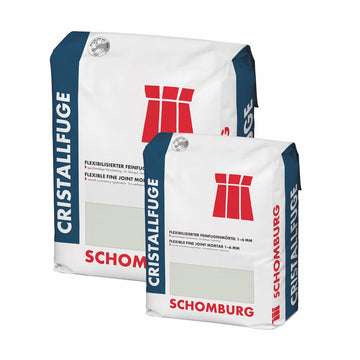 Schomburg Voegmiddel Kristal 10kg Zilvergrijs - voor 2mm voeg