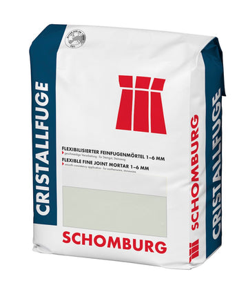 Schomburg Voegmiddel Kristal 5kg Zilvergrijs - voor 2mm voeg