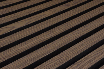 Solza Akupanel Bruin Walnoot 60x60cm - Per Set 4 Stuks