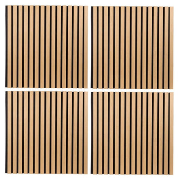 Solza Akupanel Licht Eiken 60x60cm - Per Set 4 Stuks