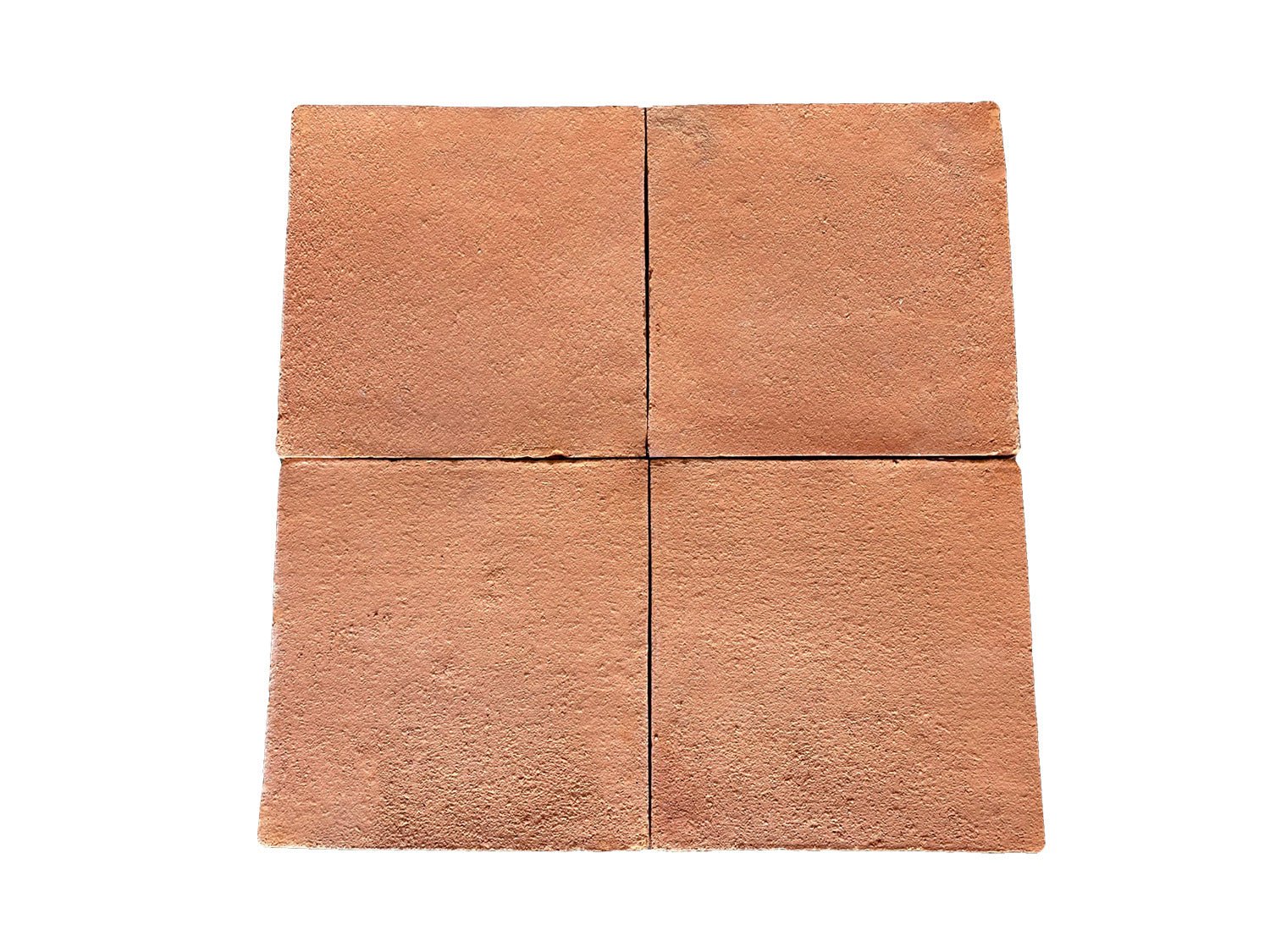 Terracotta tegels 40x40x2cm Roja - Handgemaakt - Solza.nl