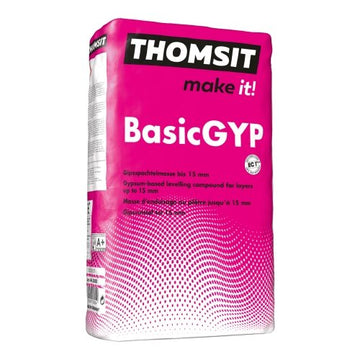 Thomsit BasicGyp gips-egaliseermiddel 25 kg - Solza.nl