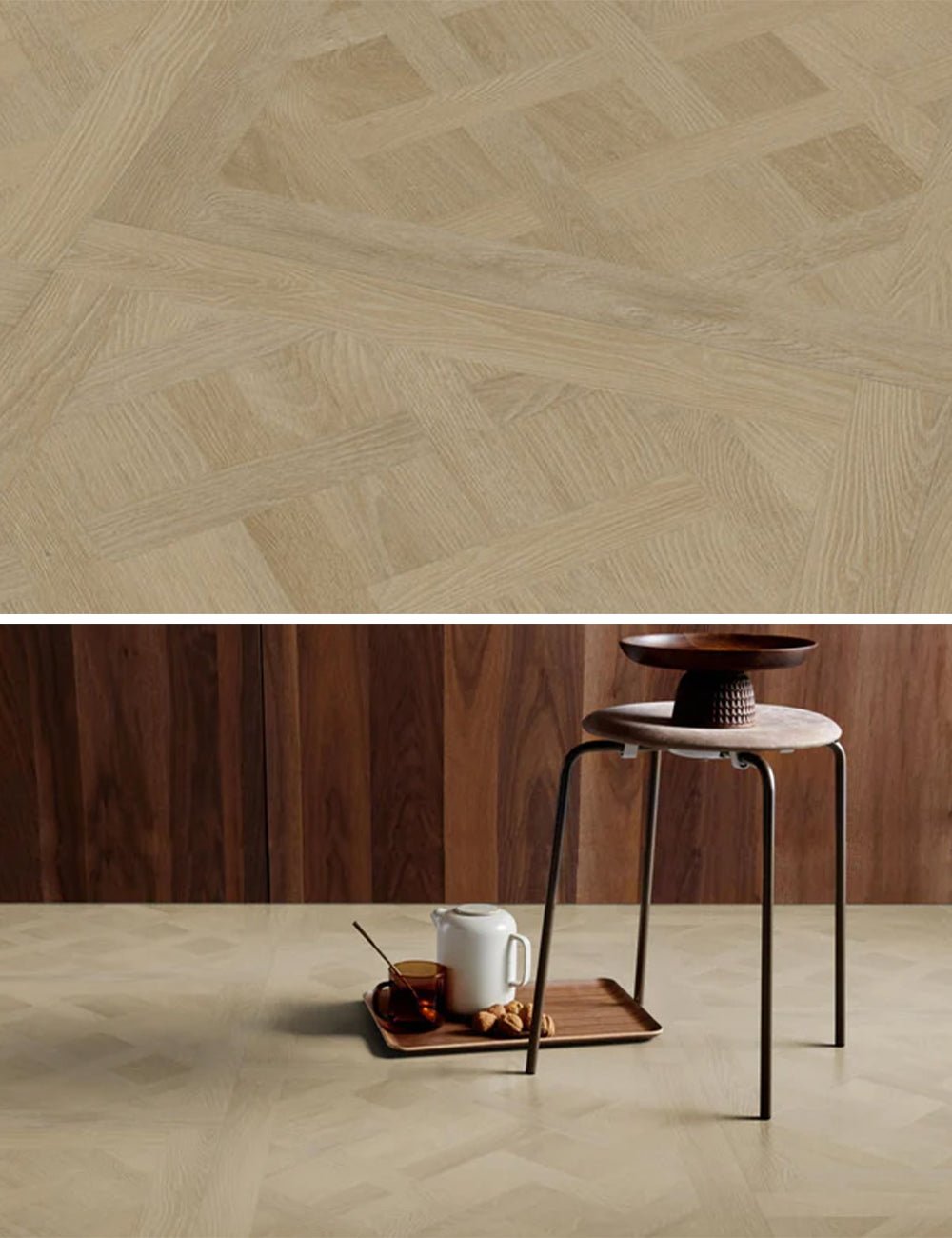 Vtwonen Royal Natural Dryback Plak PVC Kasteelvloer Versailles Teg vtwonen-royal-natural-dryback-plak-pvc-kasteelvloer-versailles-teg