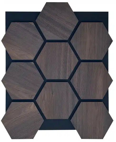 Your Walls Hexagon Smoked Wandpaneel 76x62cm