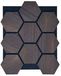 Your Walls Hexagon Smoked Wandpaneel 76x62cm - Solza.nl